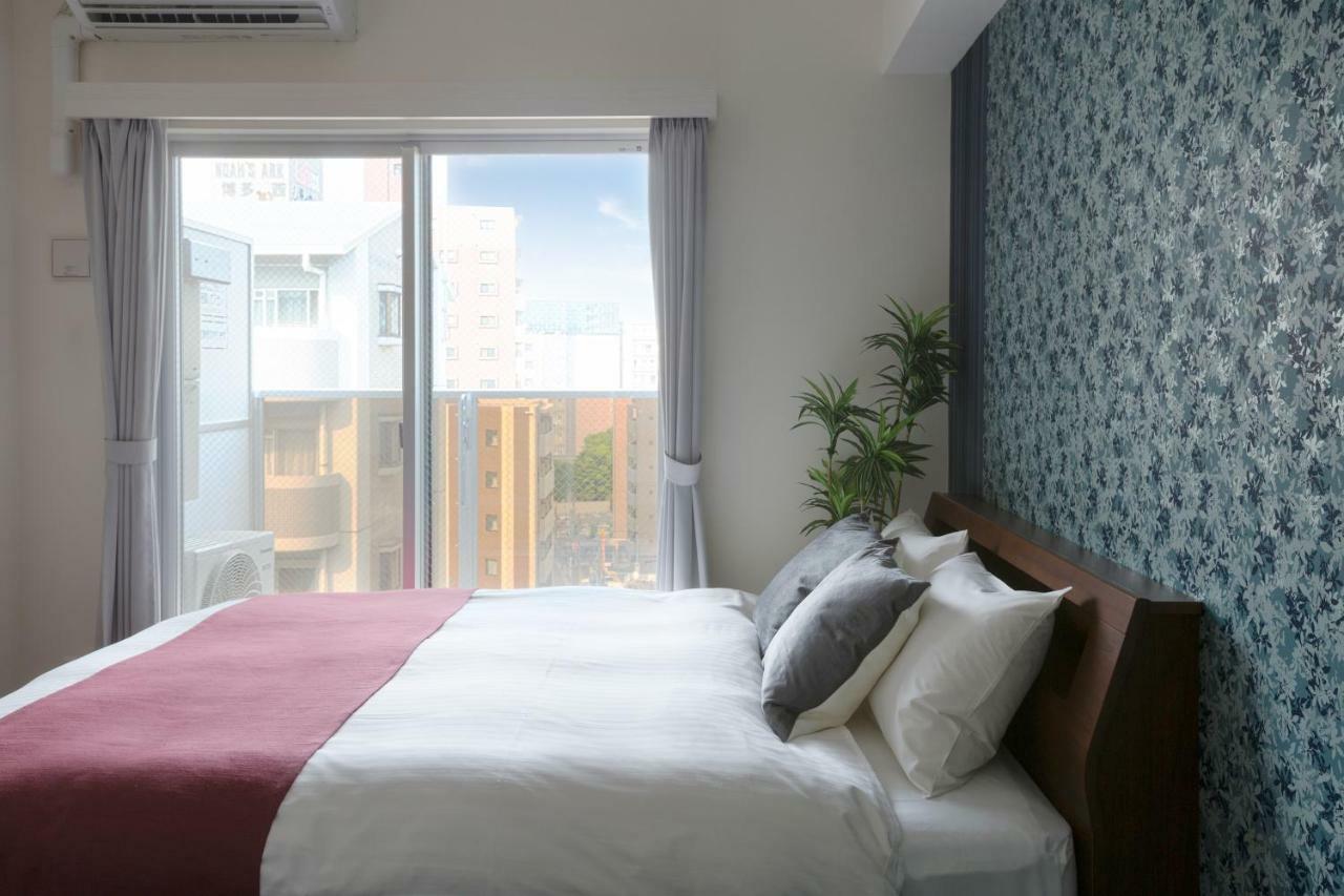 เรสซิเดนซ์ โฮเต็ล ฮะกะตะ 11 Aparthotel ฟูกุโอกะ ภายนอก รูปภาพ