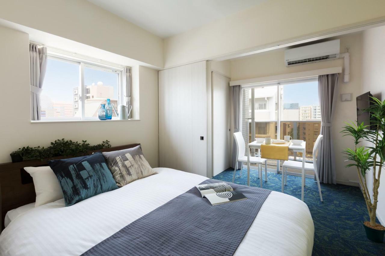 เรสซิเดนซ์ โฮเต็ล ฮะกะตะ 11 Aparthotel ฟูกุโอกะ ภายนอก รูปภาพ